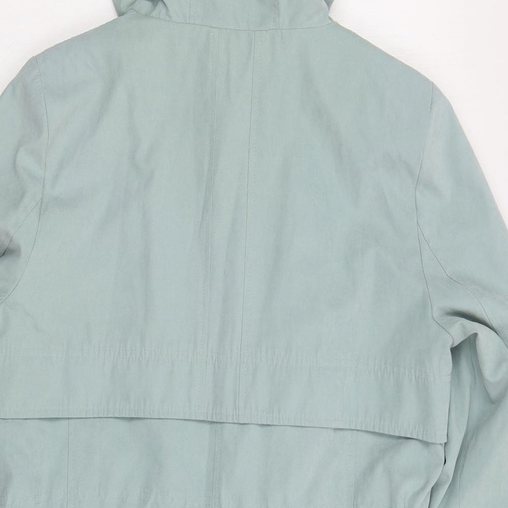 Bonmarché Womens Green   Jacket Coat Size 14  Zip