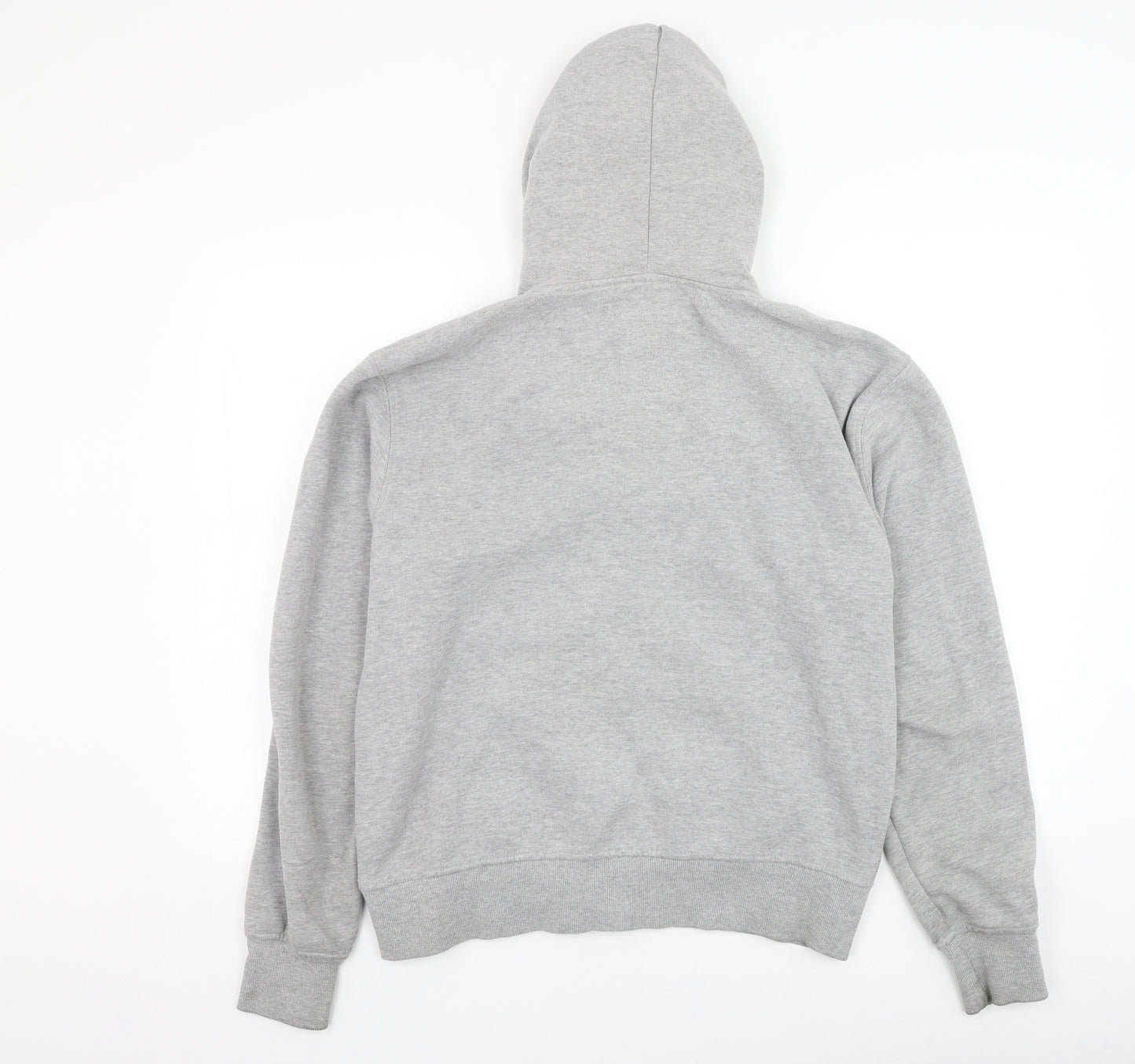 Cedar Wood State Mens Grey  Cotton Full Zip Hoodie Size M