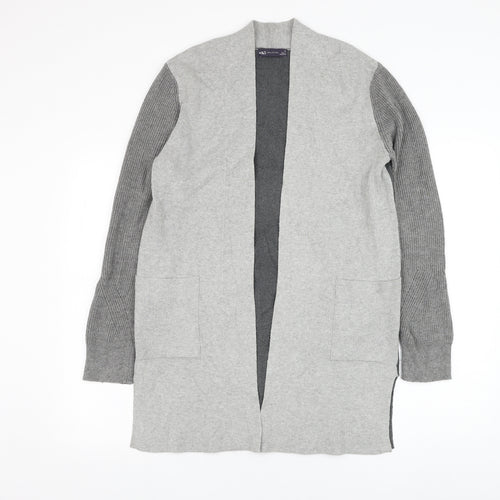 Marks and Spencer Womens Grey Square Neck  Viscose Cardigan Jumper Size 12