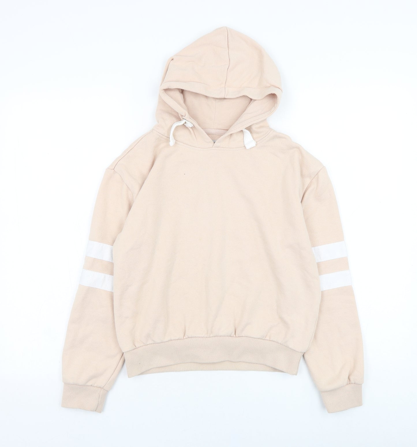 Primark Girls Pink  Cotton Pullover Hoodie Size 10-11 Years  Pullover