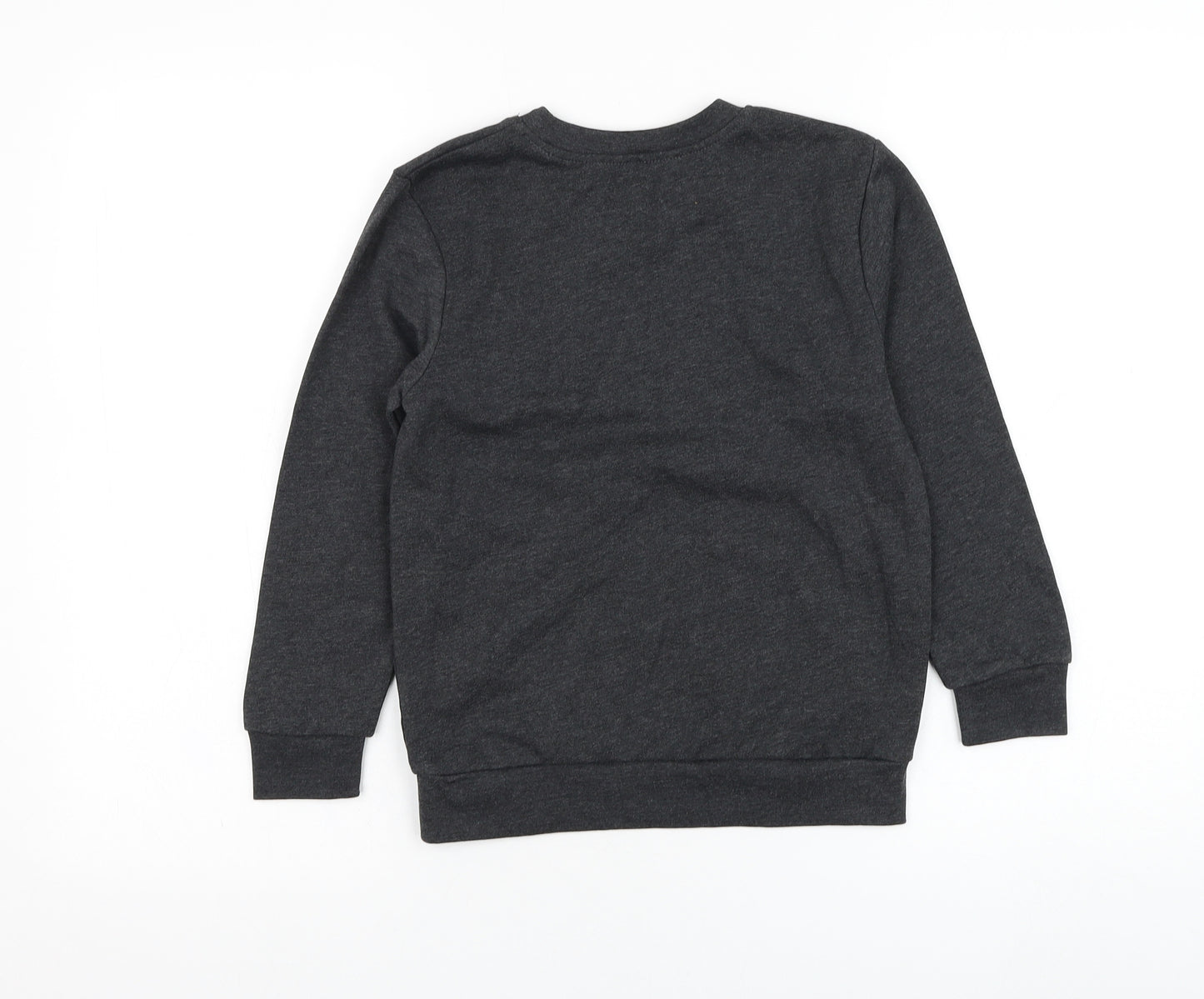 George Boys Grey  Cotton Pullover Sweatshirt Size 7-8 Years  Pullover