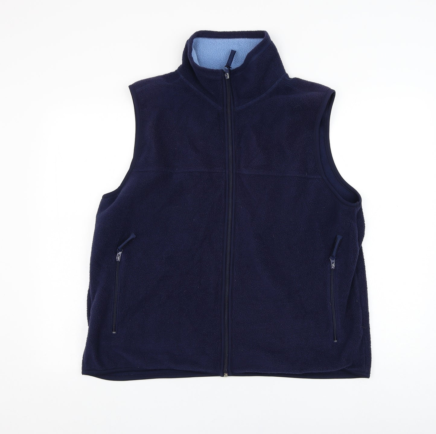 Bonmarché Mens Blue   Gilet Jacket Size XL  Zip