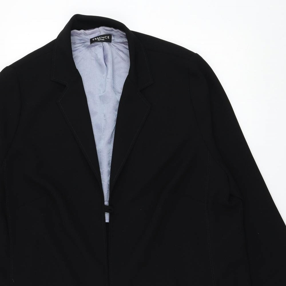 Evans Womens Black   Jacket Blazer Size 22