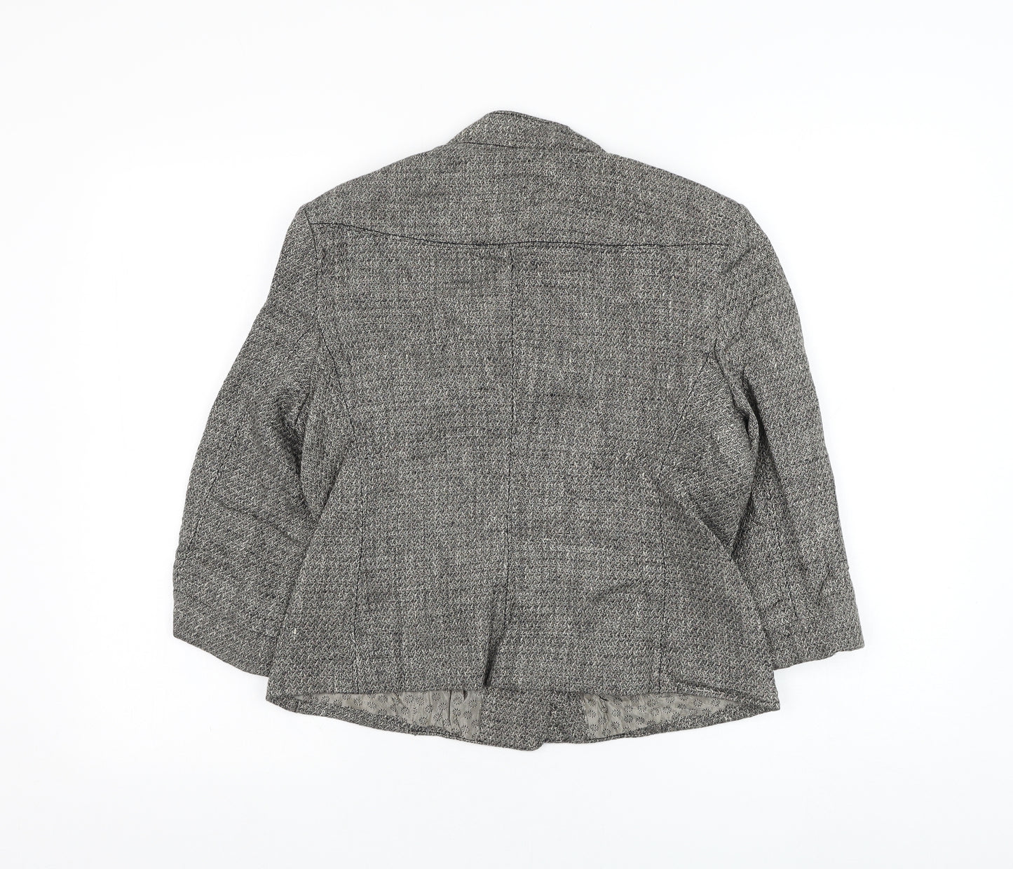 NEXT Womens Grey   Jacket Blazer Size 12  Button