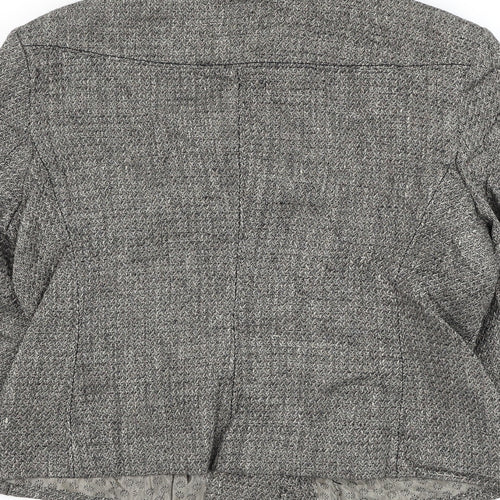 NEXT Womens Grey   Jacket Blazer Size 12  Button