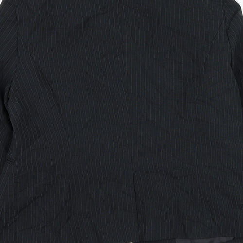 Atmosphere Womens Blue Striped  Jacket Blazer Size 16  Button