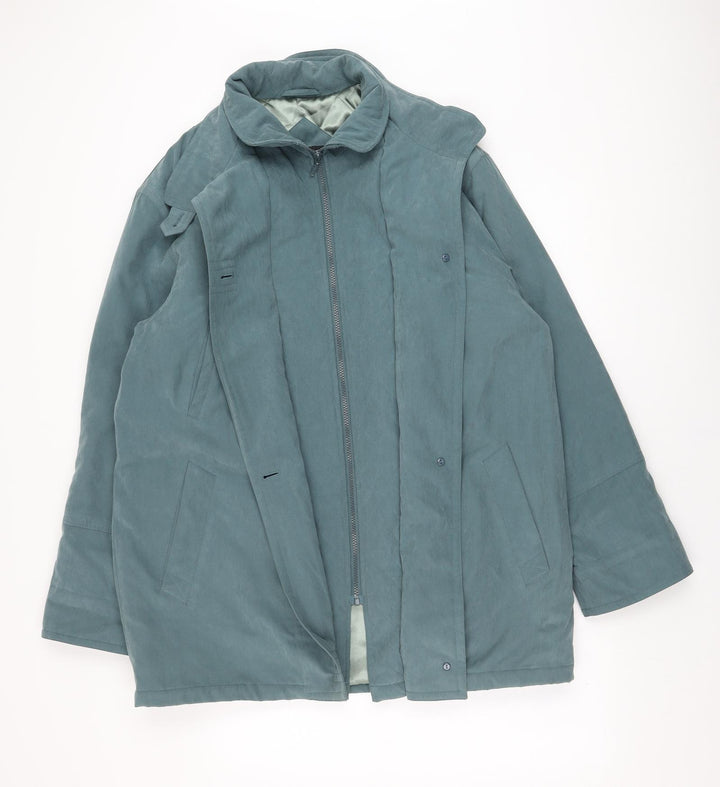 BHS Womens Blue   Parka Coat Size 16  Zip
