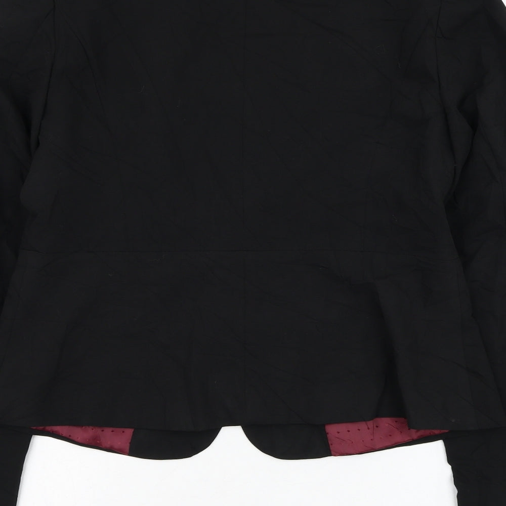 George Womens Black   Jacket Blazer Size 14  Button
