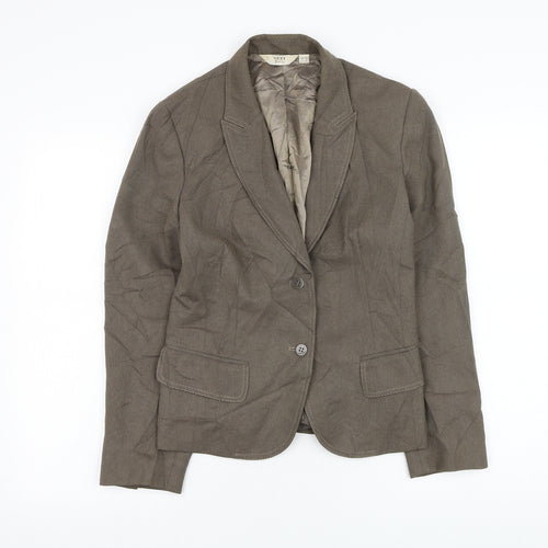 NEXT Womens Brown   Jacket Blazer Size 12  Button