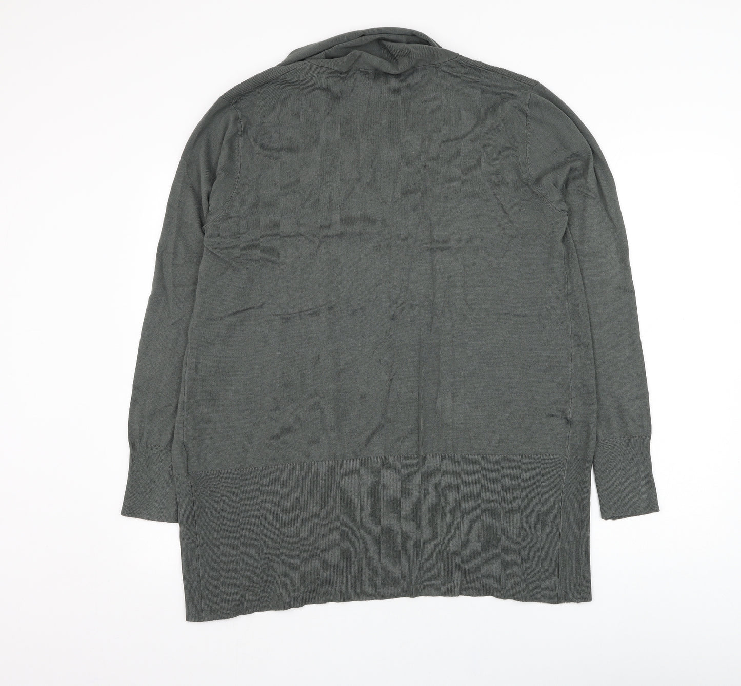 Primark Womens Green Square Neck  Viscose Cape Jumper Size 12