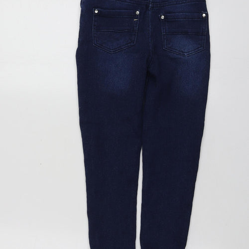 Pepco Girls Blue  Cotton Skinny Jeans Size 7-8 Years  Regular