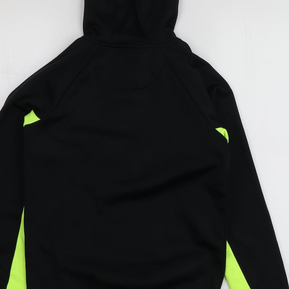 Urban-Dept Boys Black  Polyester Full Zip Hoodie Size 11 Years