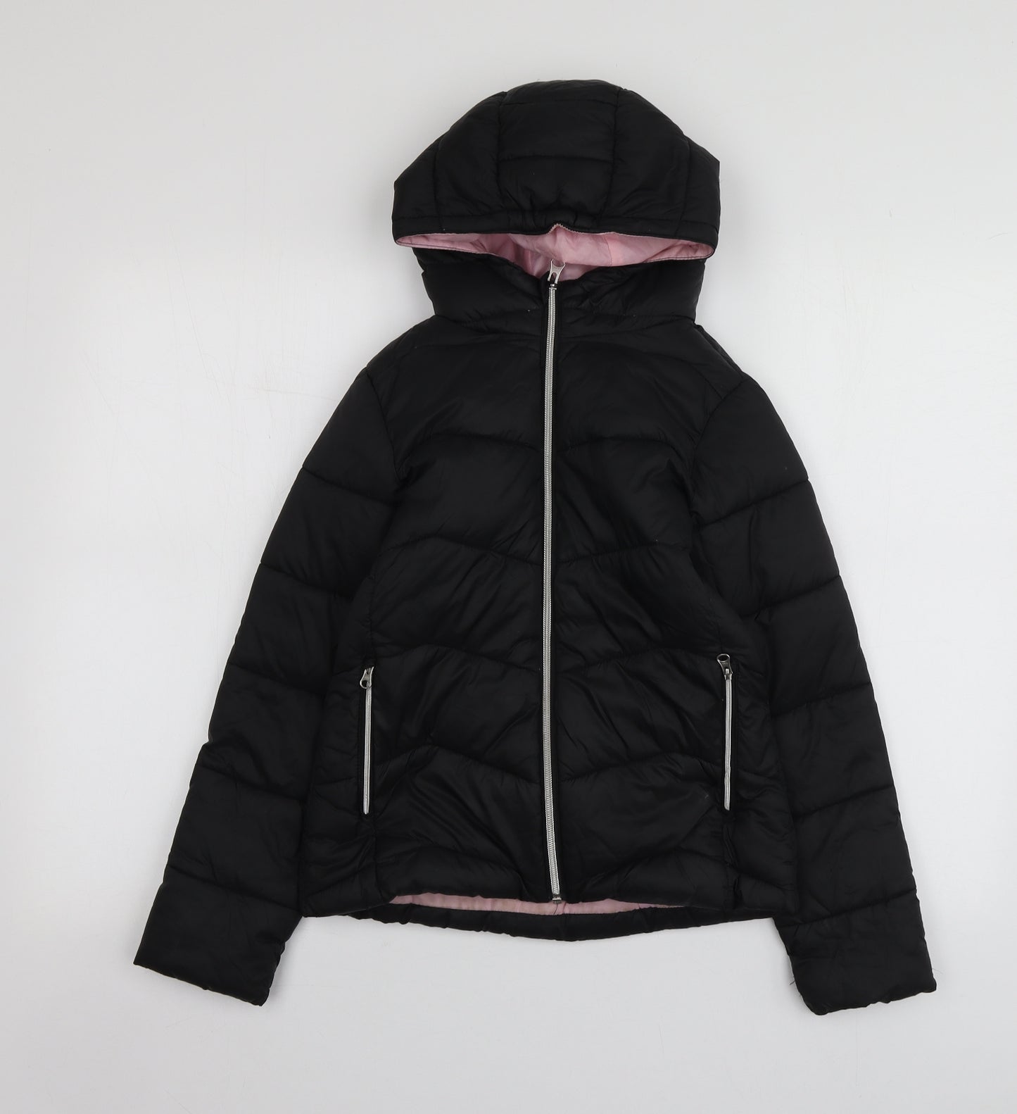 Pepperts Girls Black   Jacket  Size 10 Years