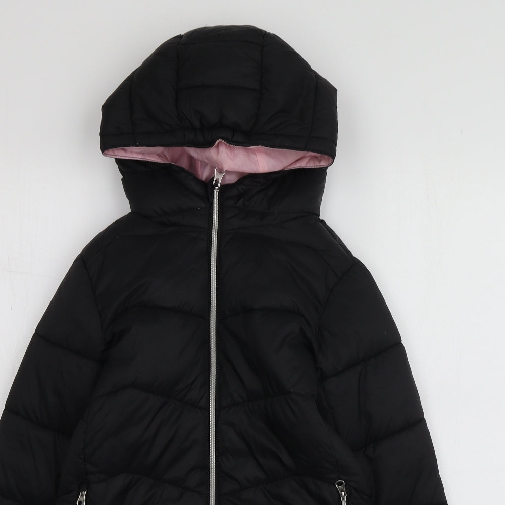 Pepperts Girls Black   Jacket  Size 10 Years