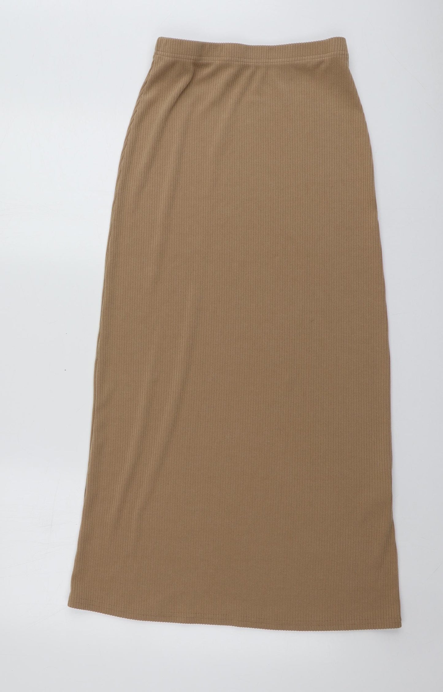 SheIn Womens Beige  Polyester A-Line Skirt Size M