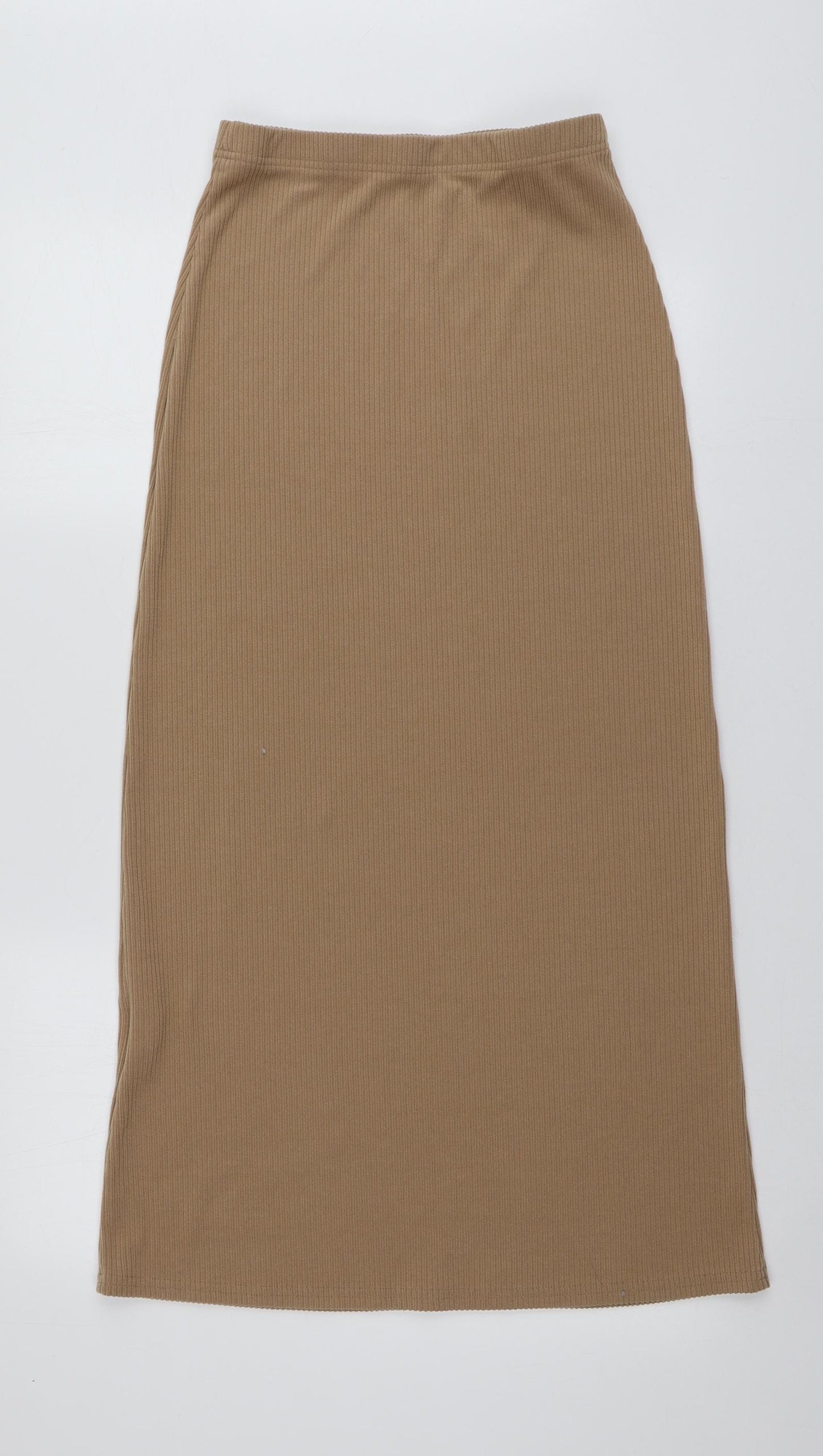 SheIn Womens Beige  Polyester A-Line Skirt Size M