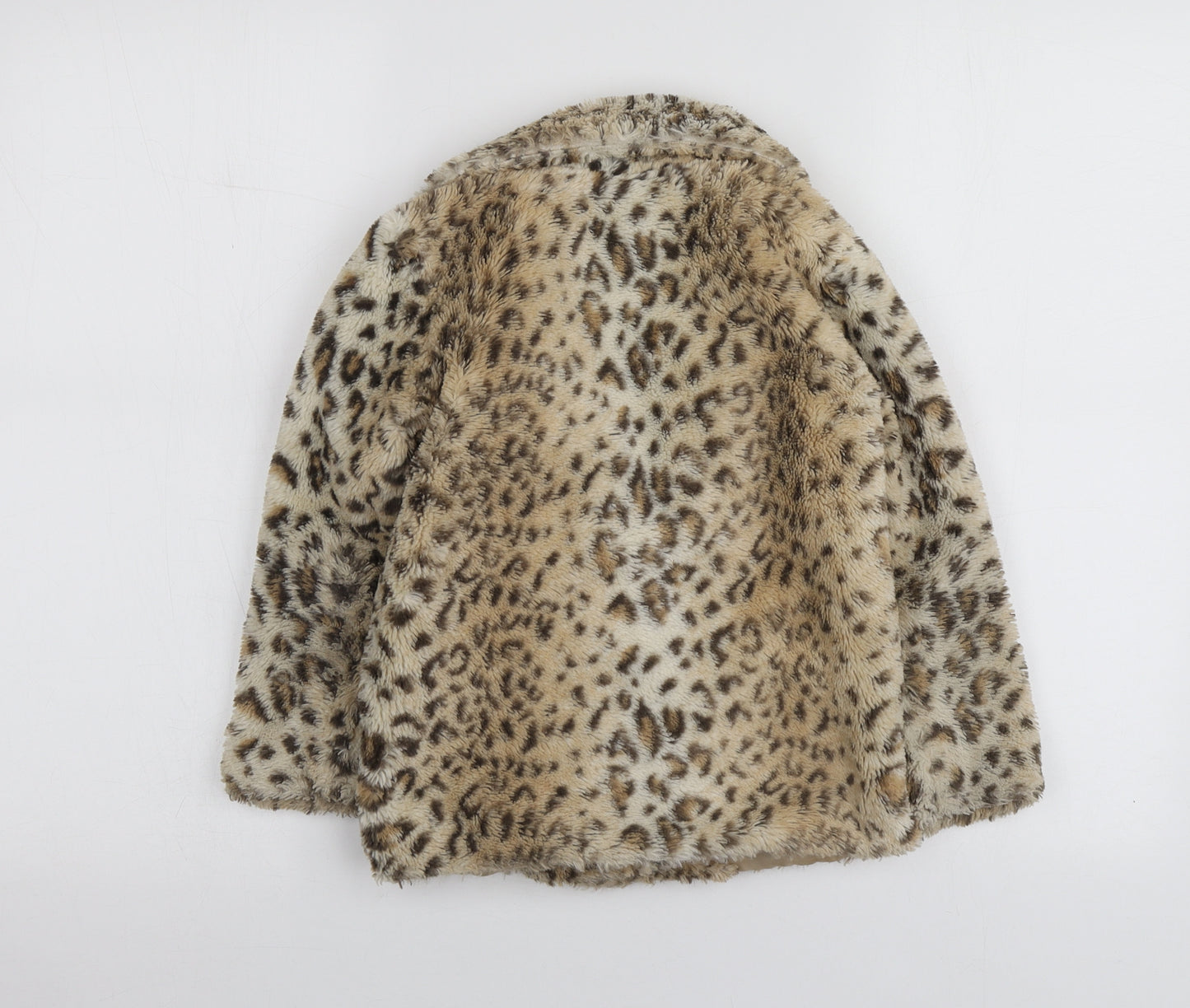 Dunnes Stores Girls Beige Animal Print  Jacket  Size 6 Years