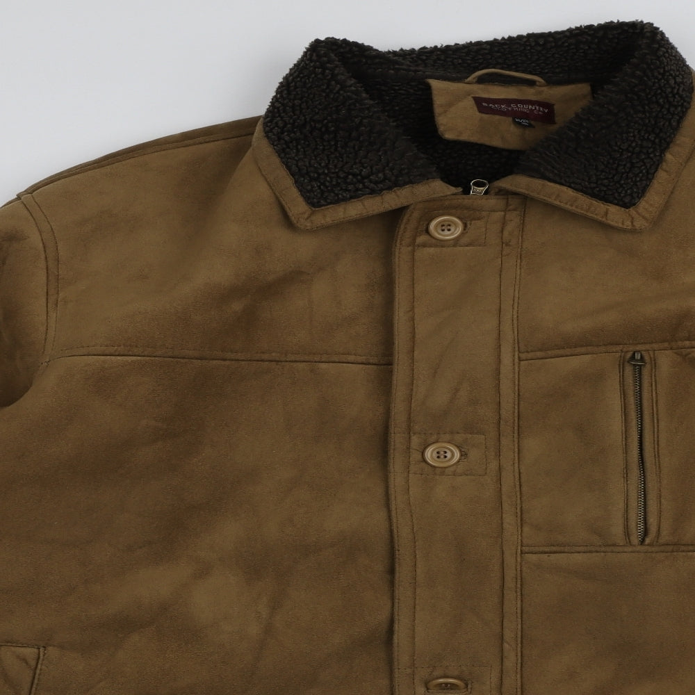 Back Country Mens Beige   Jacket  Size 2XL