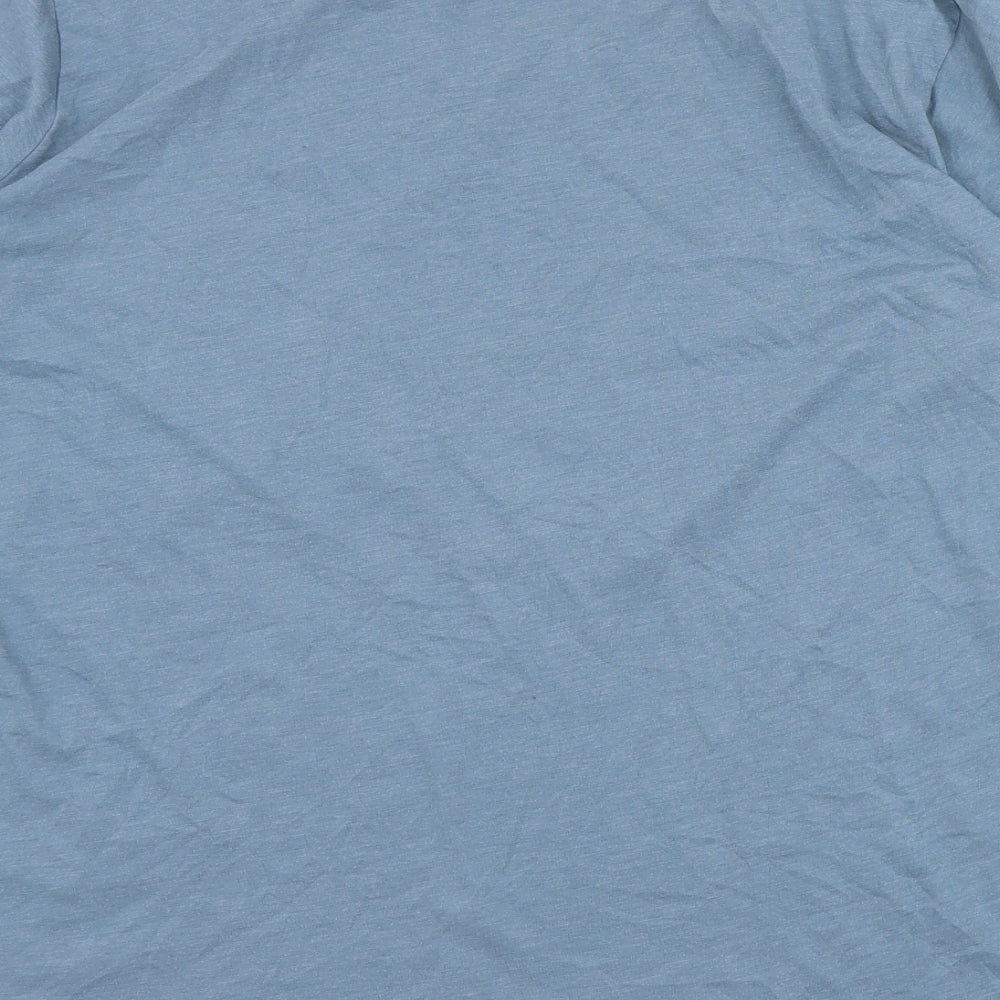 Primark Mens Blue  Cotton  T-Shirt Size 2XL Crew Neck  - Venice Beach