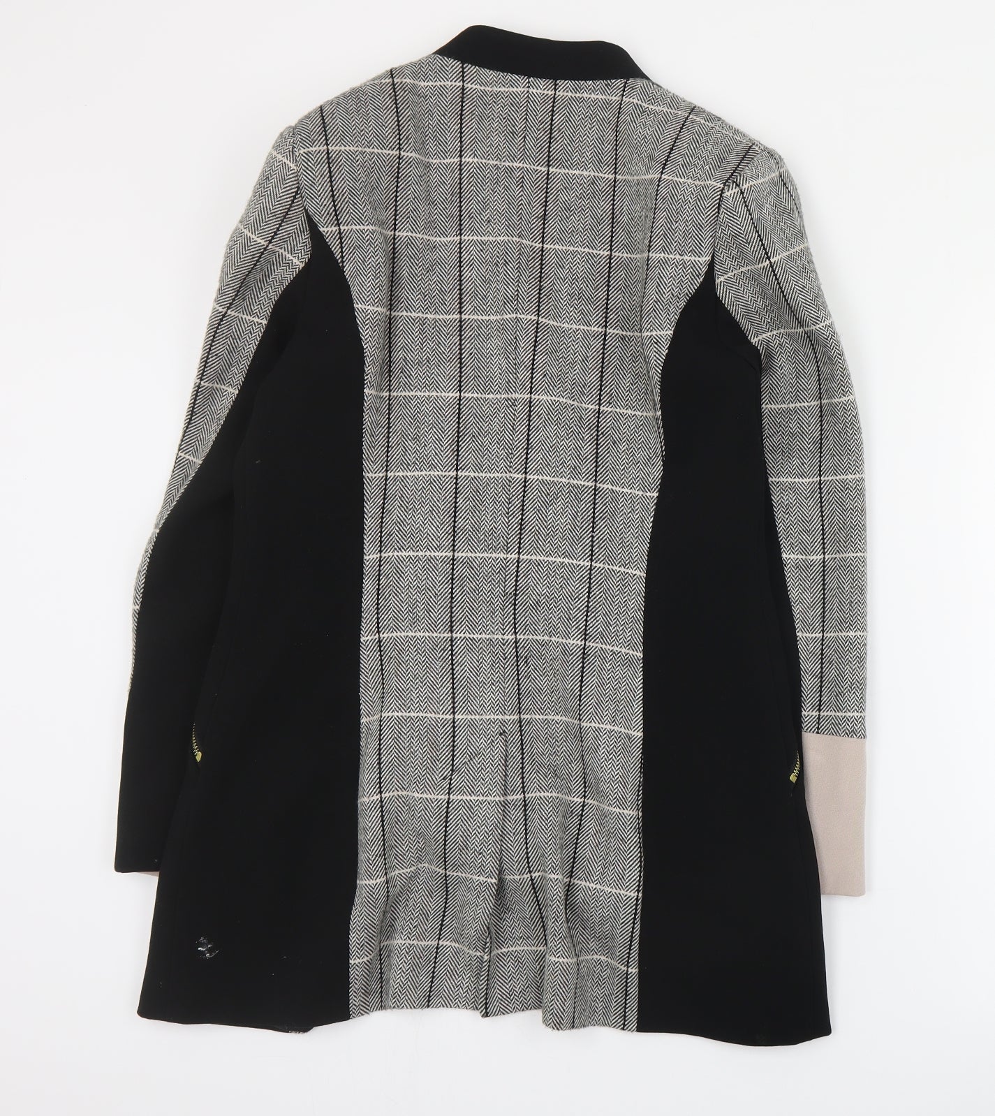 River Island Womens Grey   Jacket Blazer Size 10  Snap