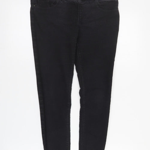 Papaya Womens Black  Cotton Jegging Jeans Size 8 L26 in Regular