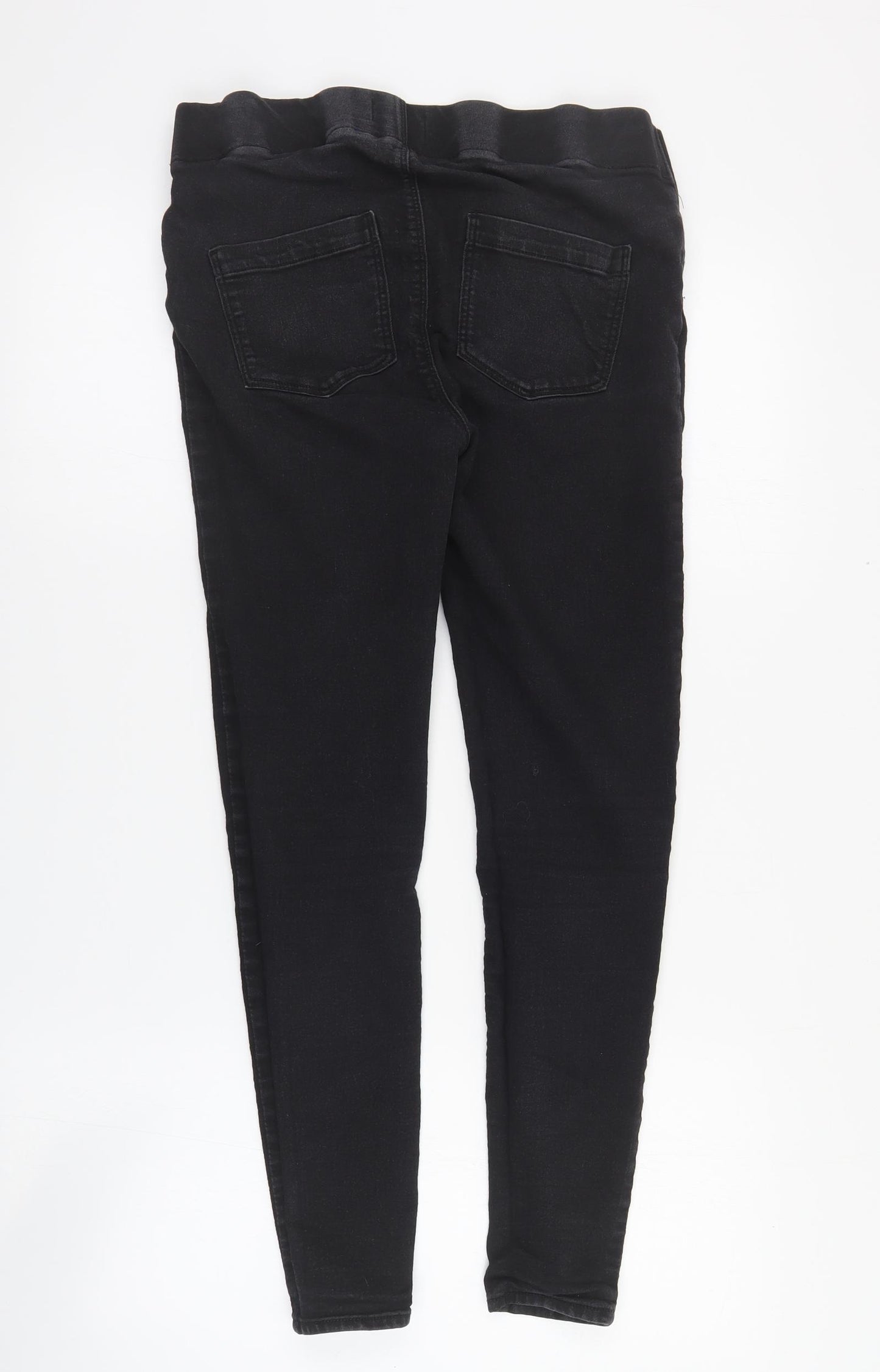Papaya Womens Black  Cotton Jegging Jeans Size 8 L26 in Regular