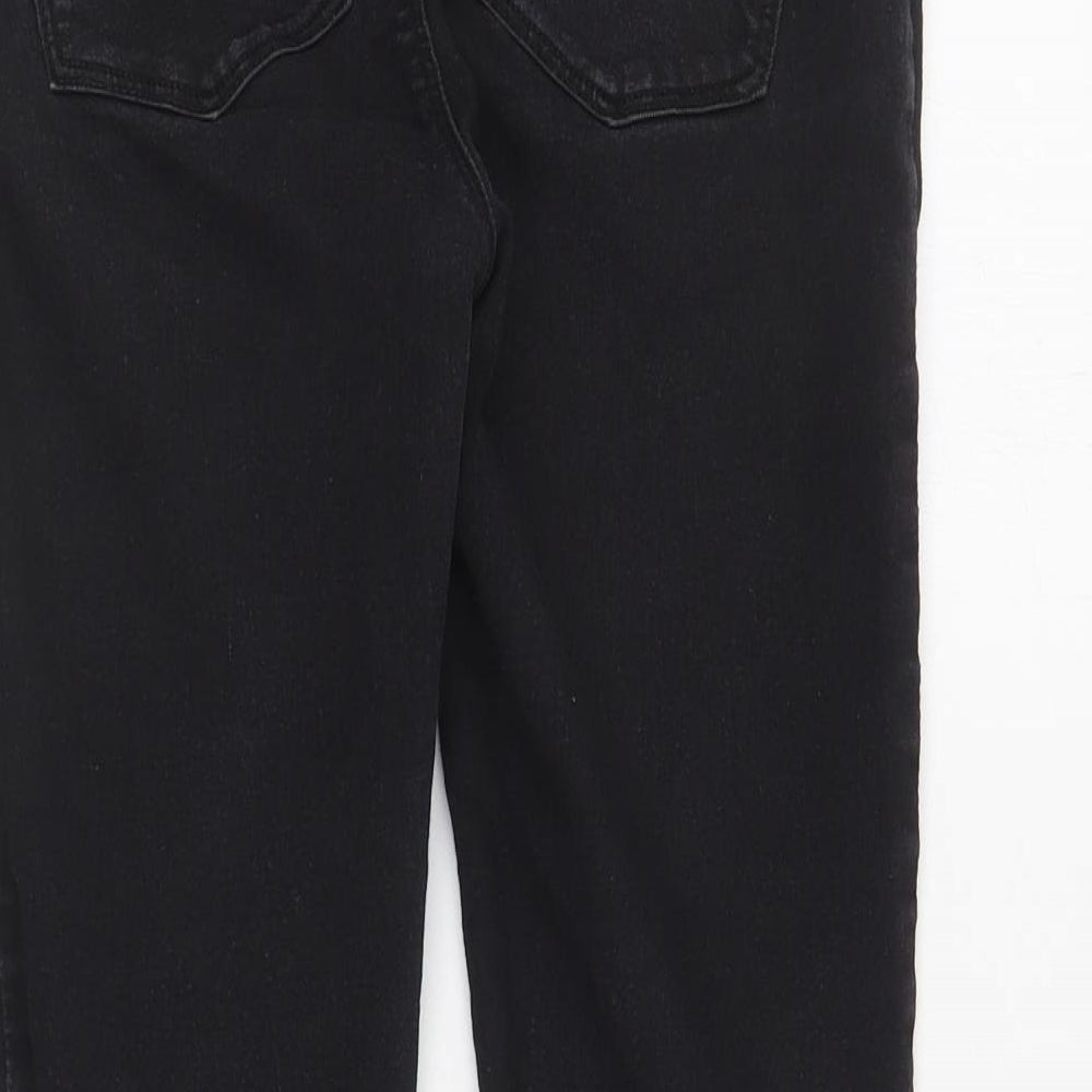 Papaya Womens Black  Cotton Jegging Jeans Size 8 L26 in Regular