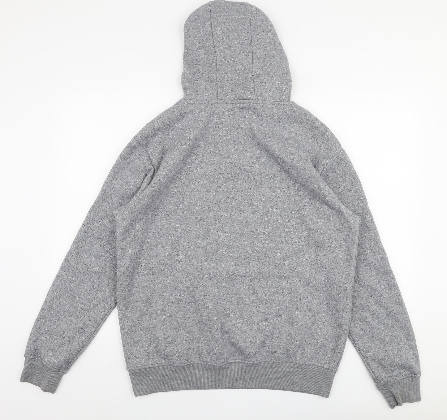 Primark Mens Grey  Polyester Pullover Hoodie Size L