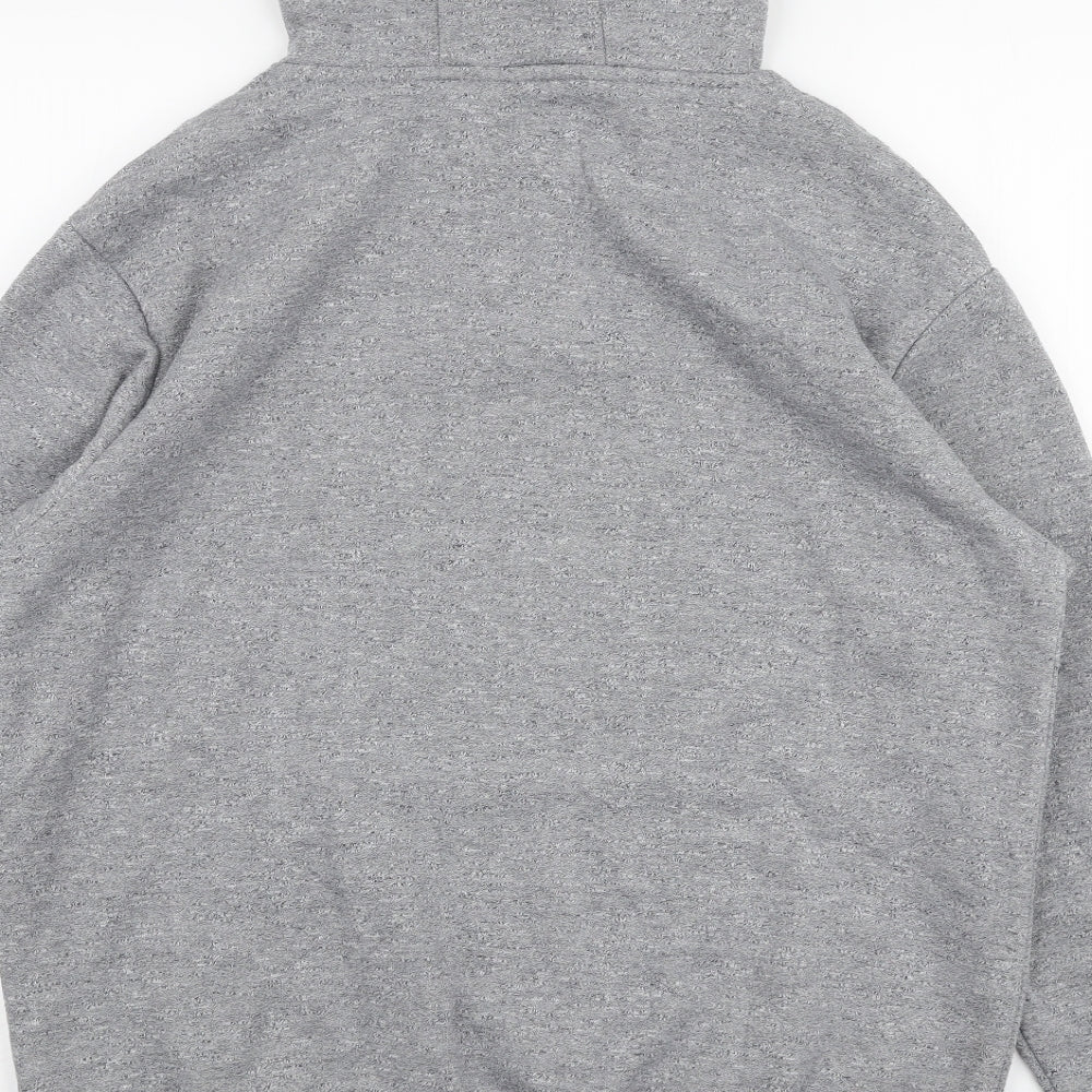 Primark Mens Grey  Polyester Pullover Hoodie Size L
