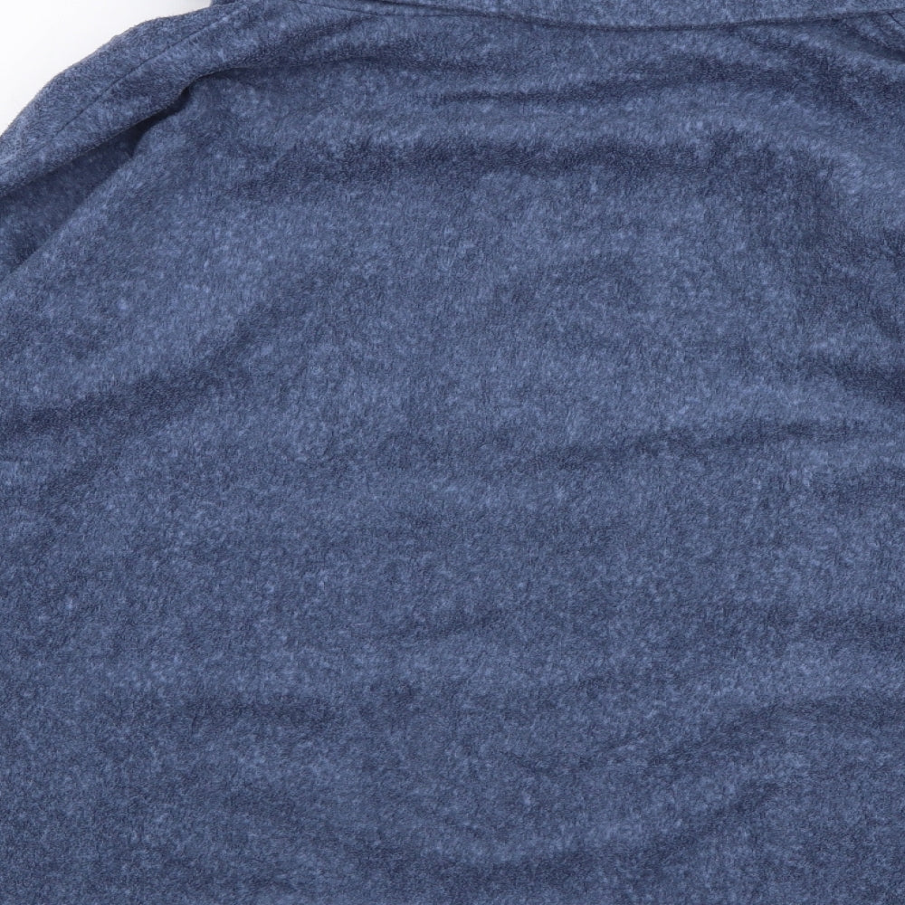George Womens Blue Roll Neck  Polyester Pullover Jumper Size 12