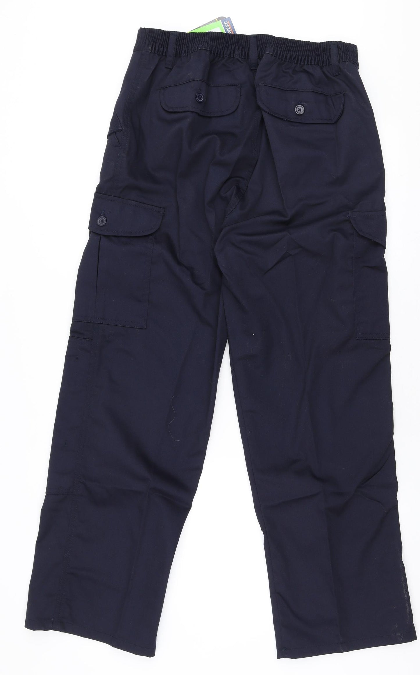 Portwest Mens Blue  Polyester Trousers  Size M L29 in Regular Zip