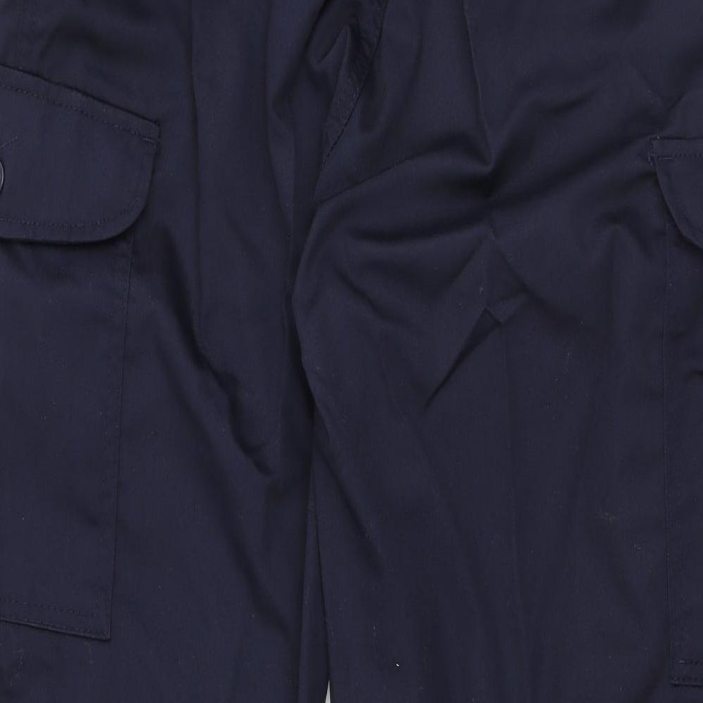 Portwest Mens Blue  Polyester Trousers  Size M L29 in Regular Zip