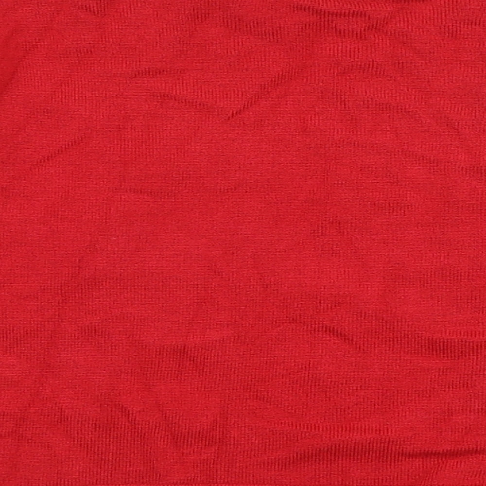 Gerard Womens Red V-Neck  Viscose Cardigan Jumper Size M