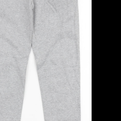 Good For Nothing Womens Grey  Cotton Jogger Trousers Size S L25 in Slim Drawstring