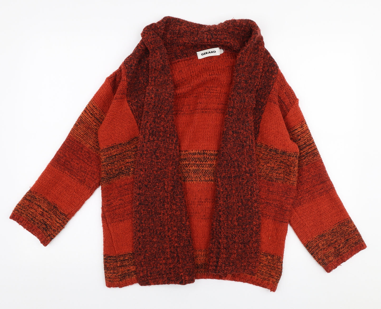 Gerard Womens Multicoloured V-Neck Plaid Polyester Cardigan Jumper Size M