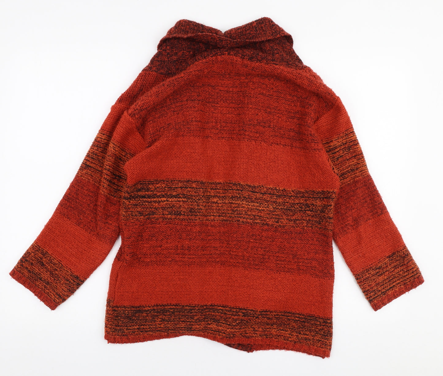 Gerard Womens Multicoloured V-Neck Plaid Polyester Cardigan Jumper Size M