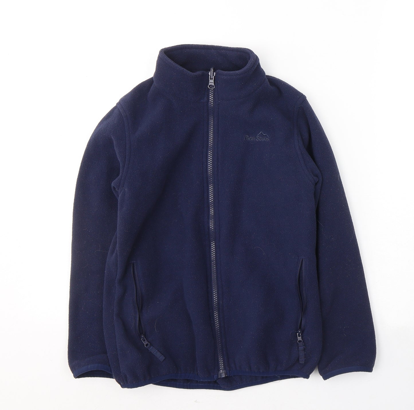 Peter Storm Boys Blue  Polyester Full Zip Sweatshirt Size 9-10 Years  Zip
