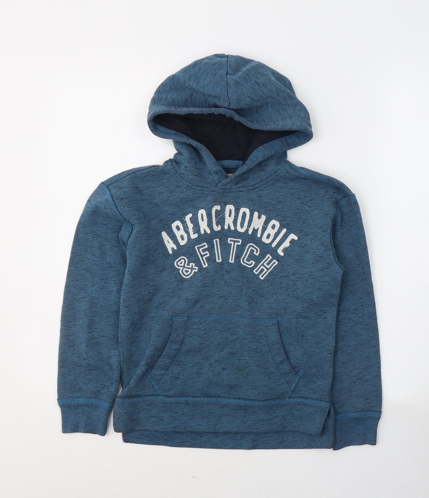 Abercrombie & Fitch Boys Blue  Cotton Pullover Hoodie Size 7-8 Years  Pullover