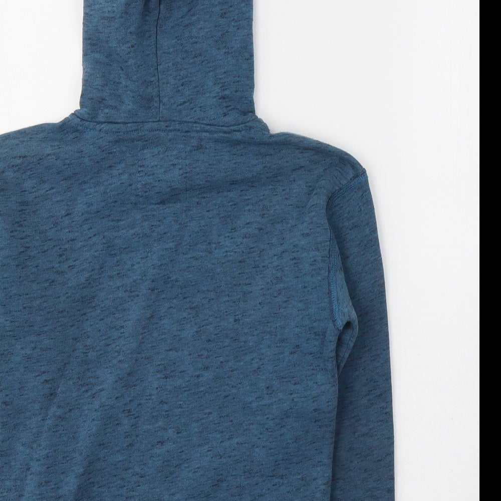 Abercrombie & Fitch Boys Blue  Cotton Pullover Hoodie Size 7-8 Years  Pullover