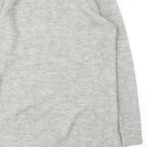 VILA Womens Grey  Acrylic Jumper Dress  Size S  Round Neck Pullover