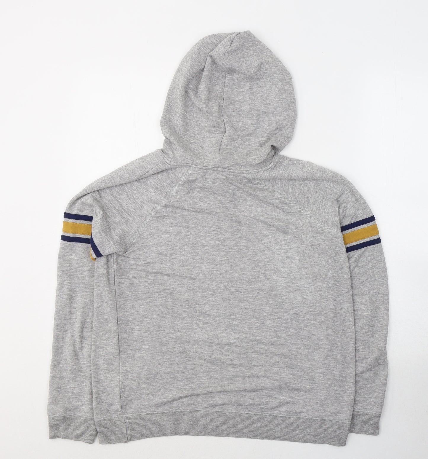 Pink Rose Womens Grey  Viscose Pullover Hoodie Size L  Pullover