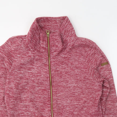 Regatta Womens Pink  Polyester Full Zip Sweatshirt Size 14  Zip