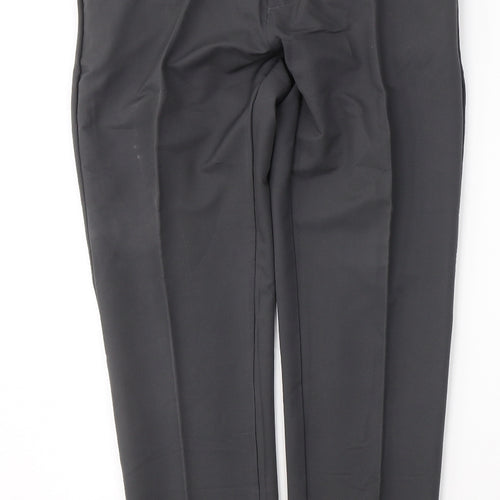 Slazenger Mens Grey  Polyester Trousers  Size 32 L29 in Slim Button