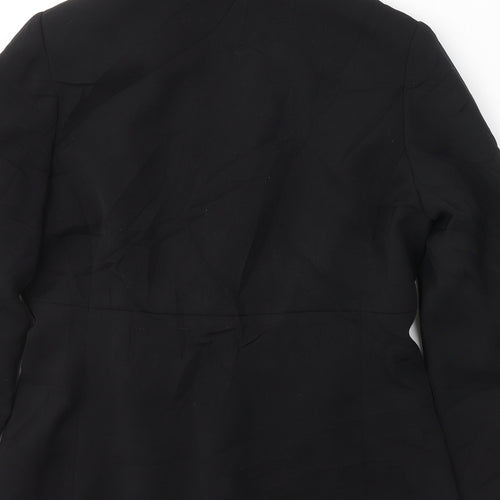 Classics moder Womens Black  Polyester Jacket Suit Jacket Size 10
