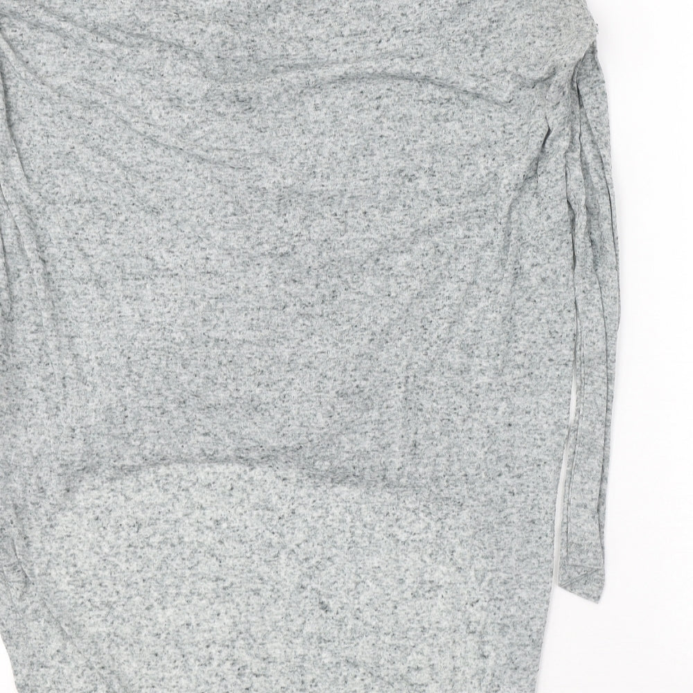 Firetrap Womens Grey  Viscose Jersey T-Shirt Size 14 Round Neck