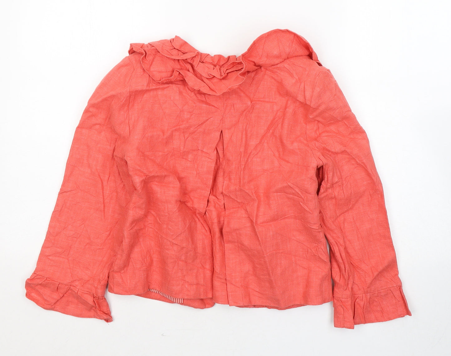Topshop Womens Pink   Jacket Coat Size 8  Buckle