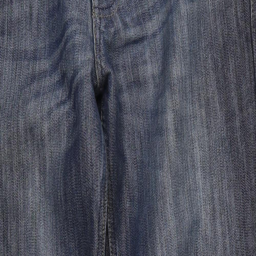 NEXT Mens Blue  Cotton Skinny Jeans Size 30 in L29 in Regular Buckle