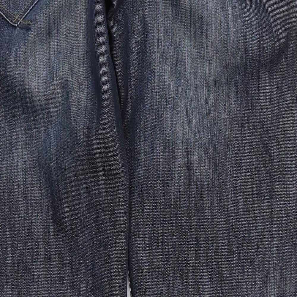 NEXT Mens Blue  Cotton Skinny Jeans Size 30 in L29 in Regular Buckle
