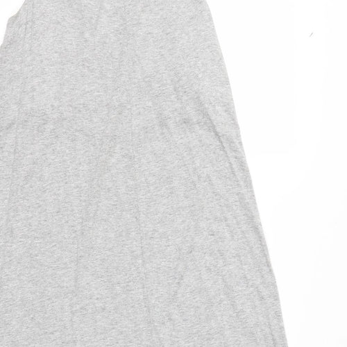 H&M Womens Grey  Viscose Basic Tank Size S V-Neck