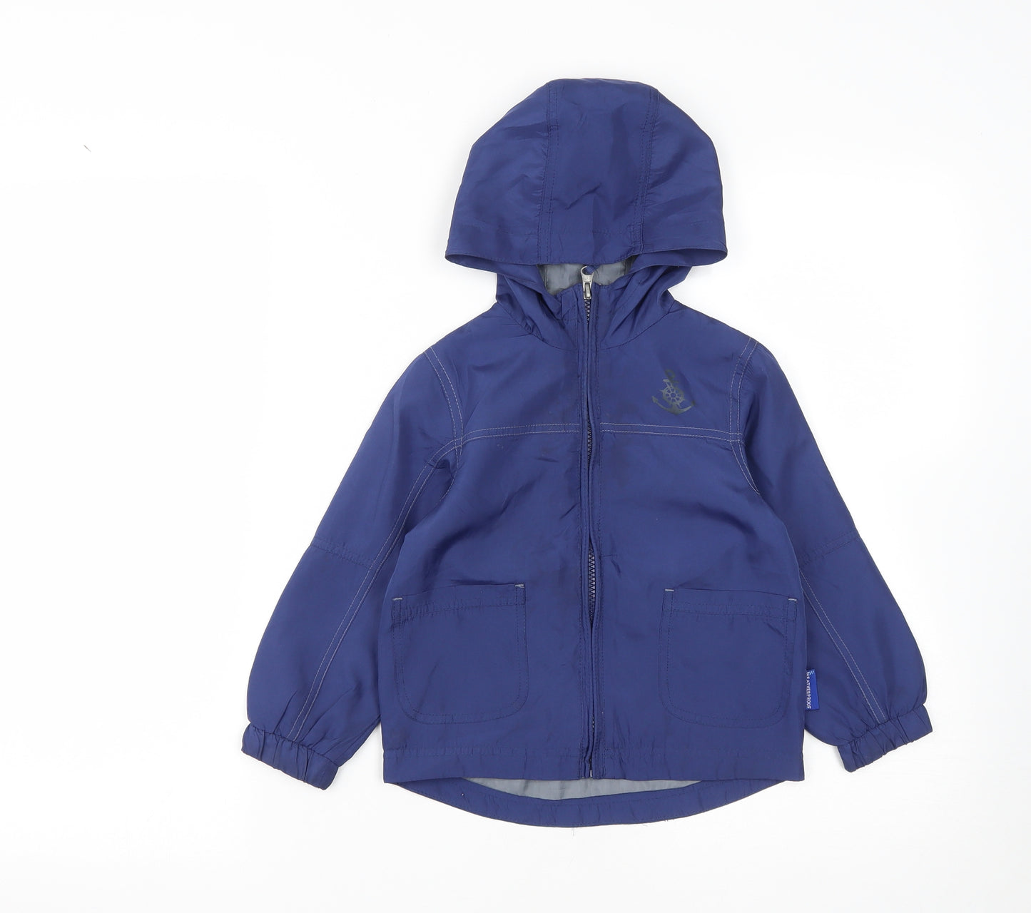 Weatherproof Boys Blue   Rain Coat Jacket Size 3 Years  Zip